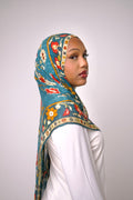 Blue Floral Modal