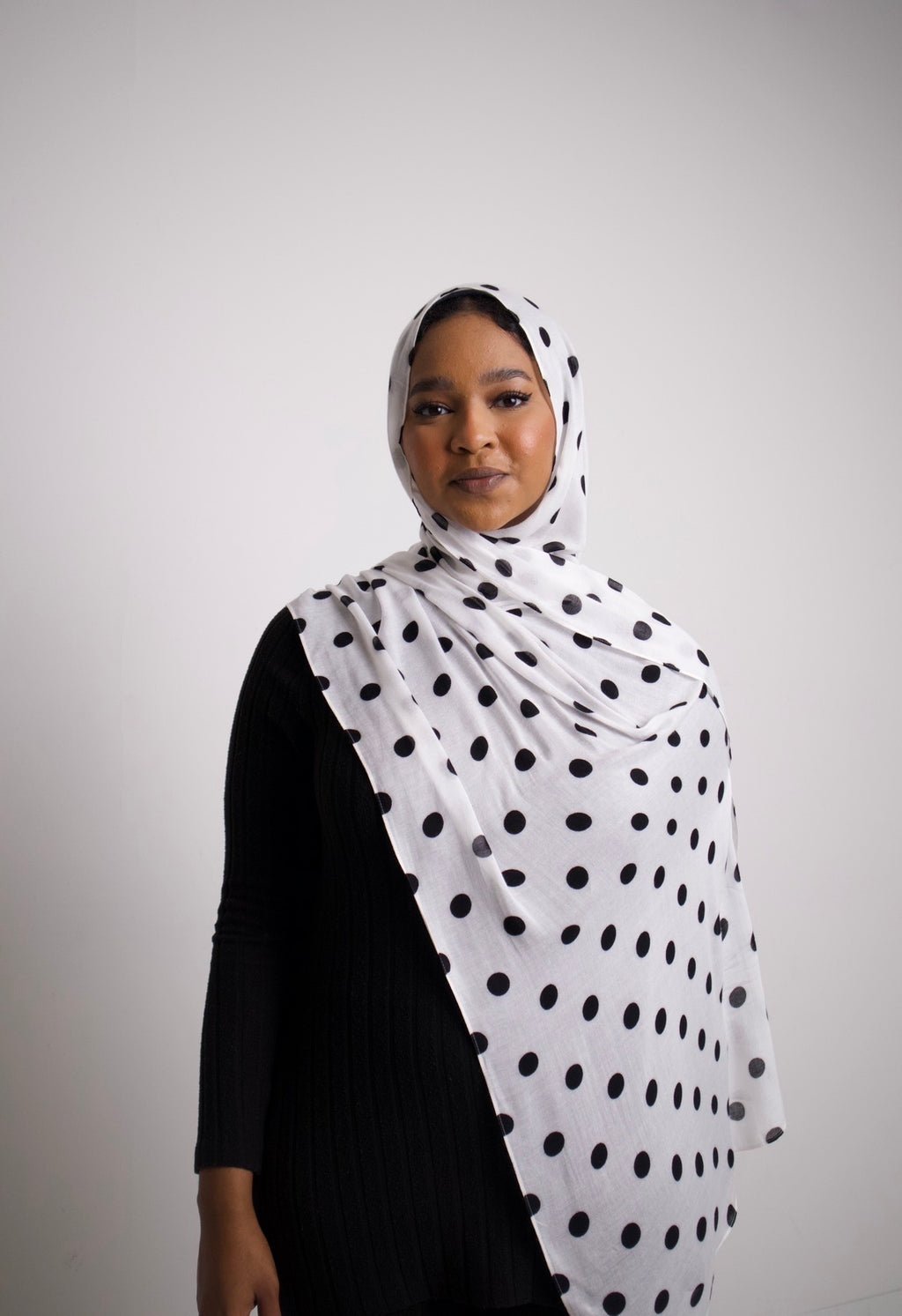 Black Polka Dots