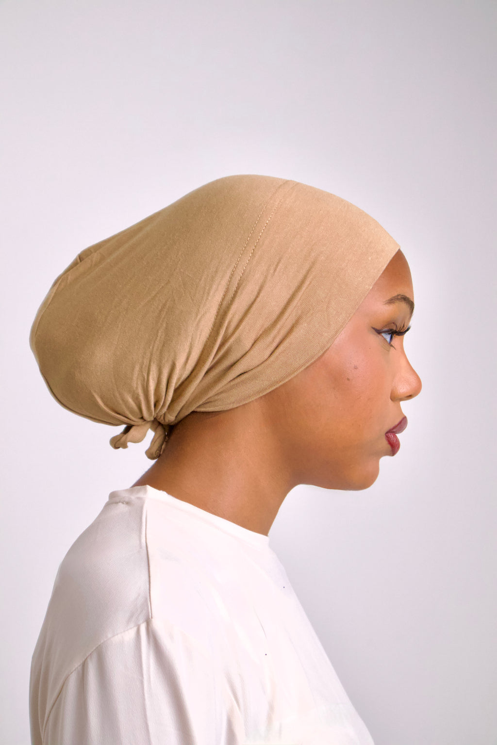 Beige Elastic Undercap