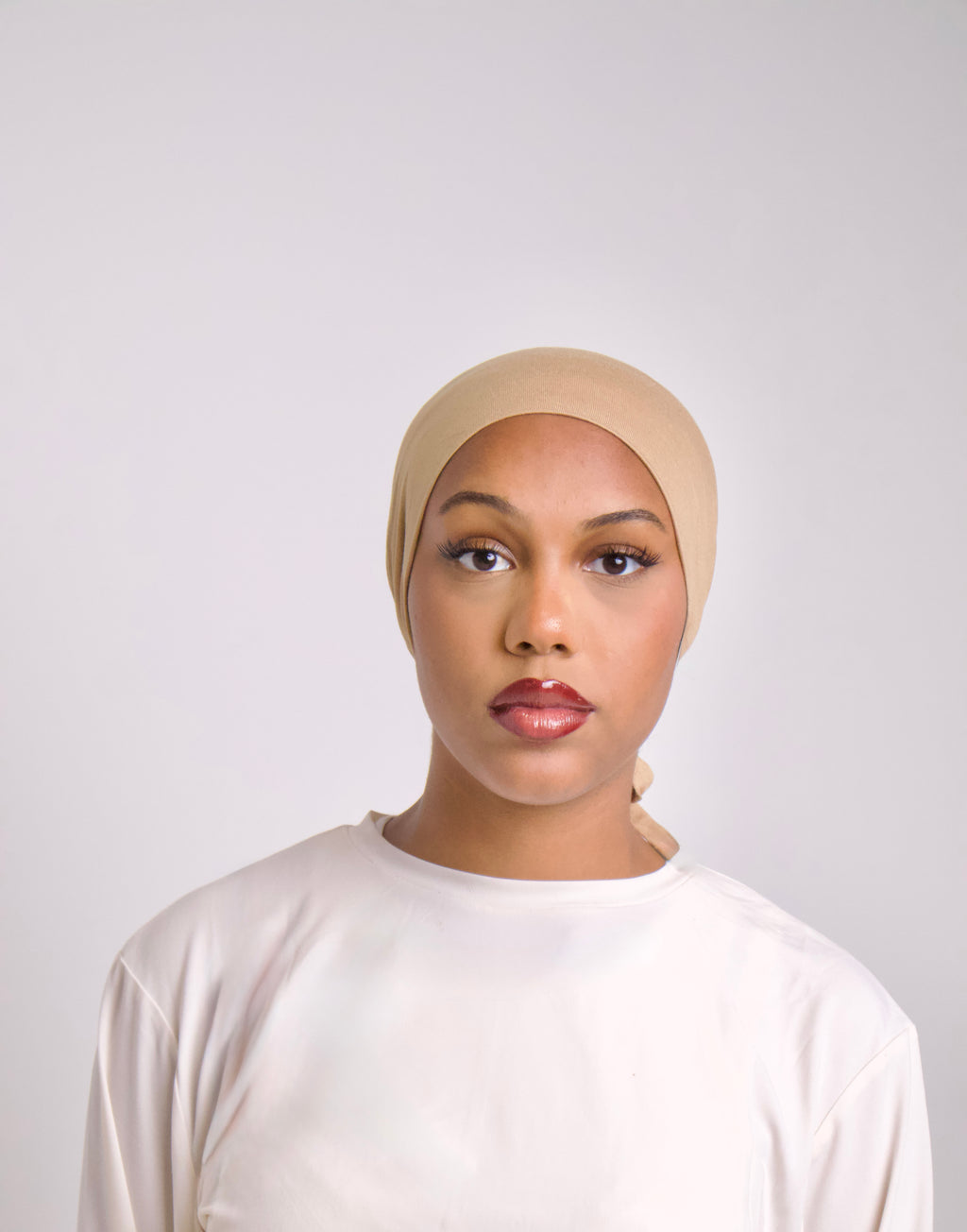 Beige Elastic Undercap