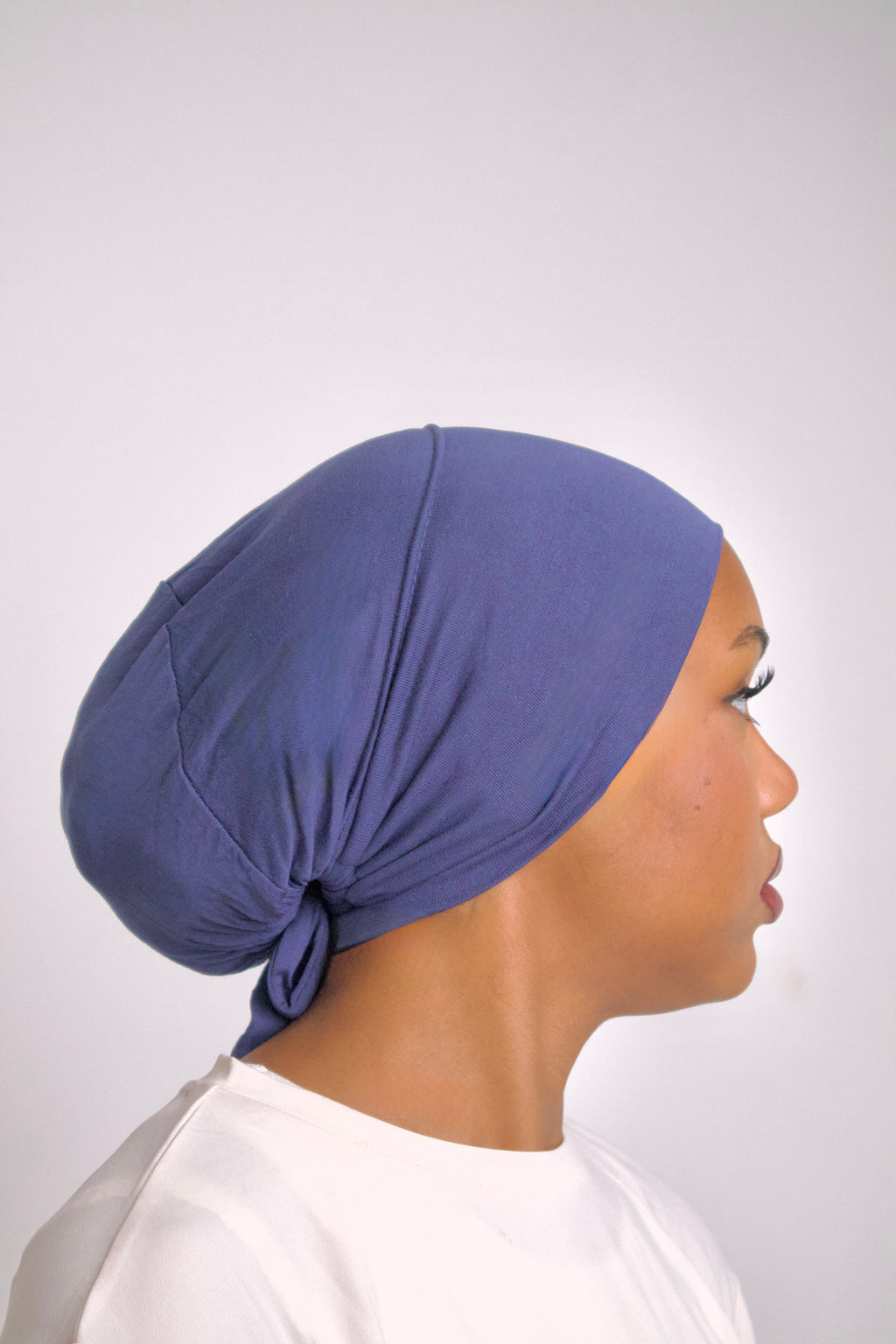 Navy Blue Elastic Undercap