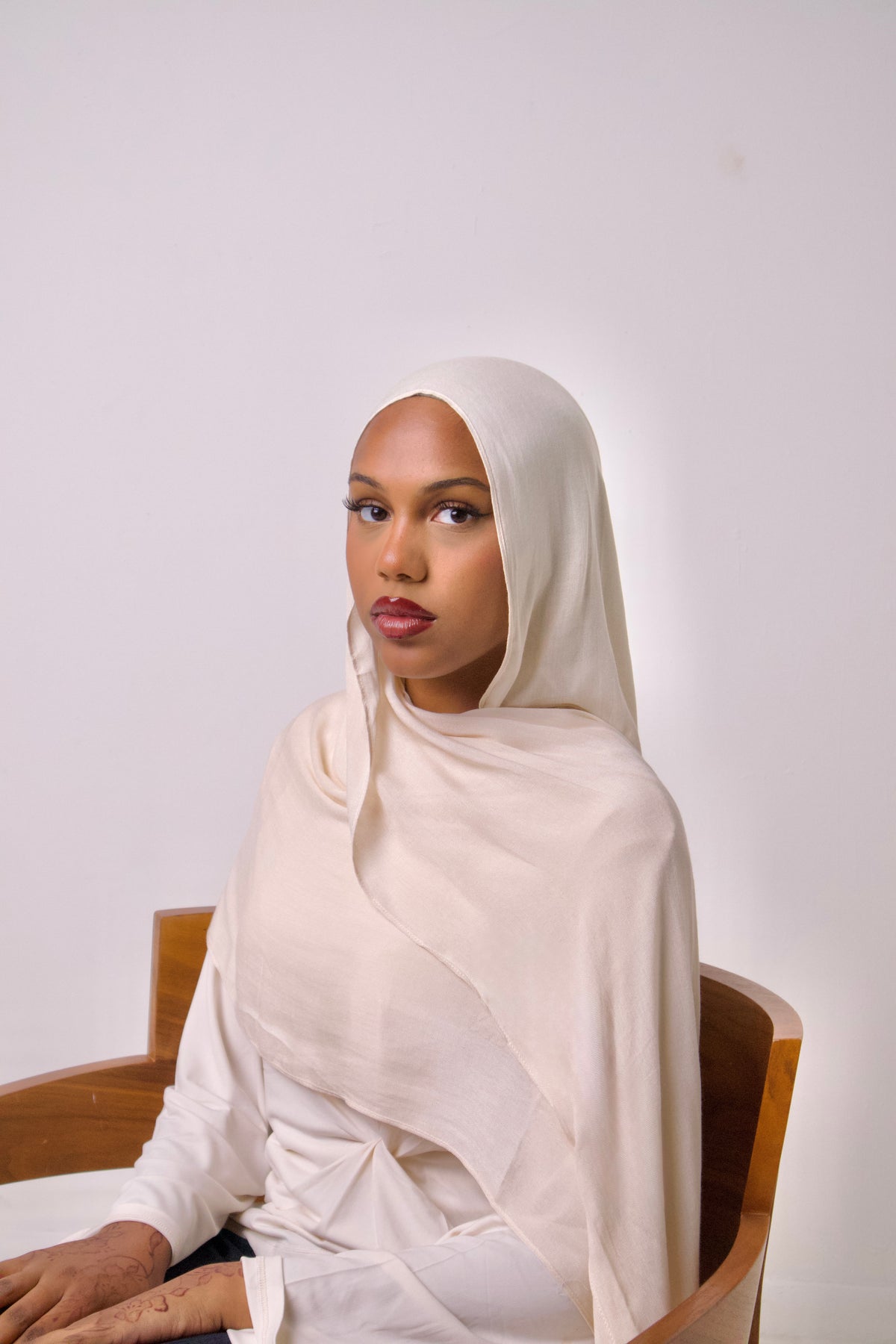 Cream White Modal