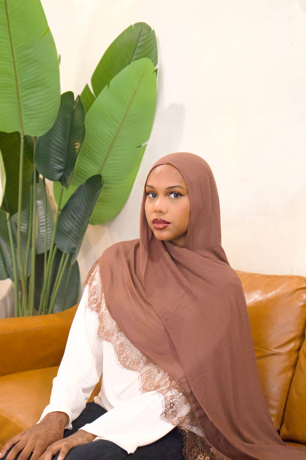 Brown Lace Modal
