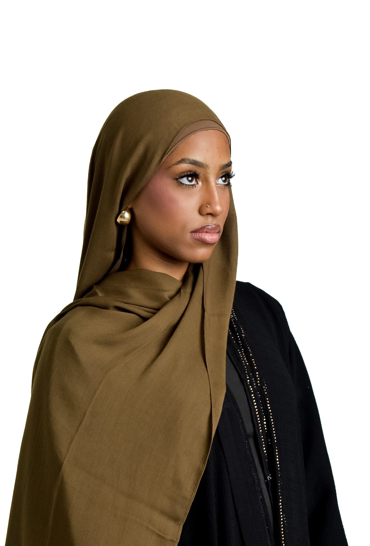 Olive Brown with Matching Under-cap
