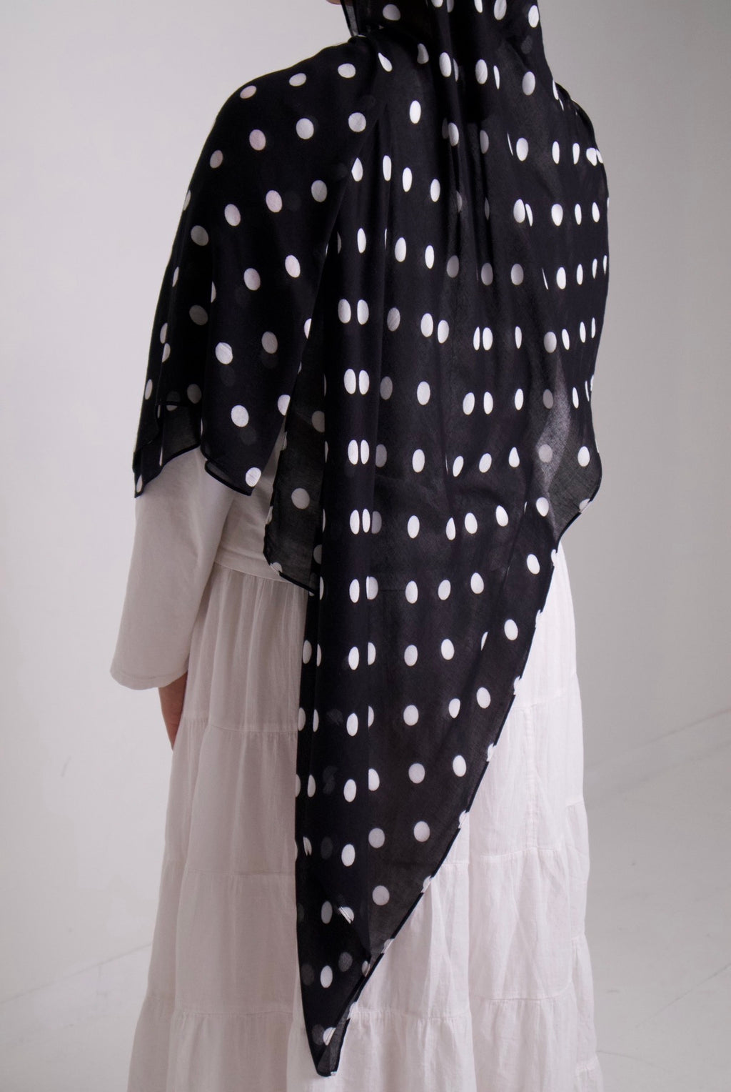 White Polka Dots