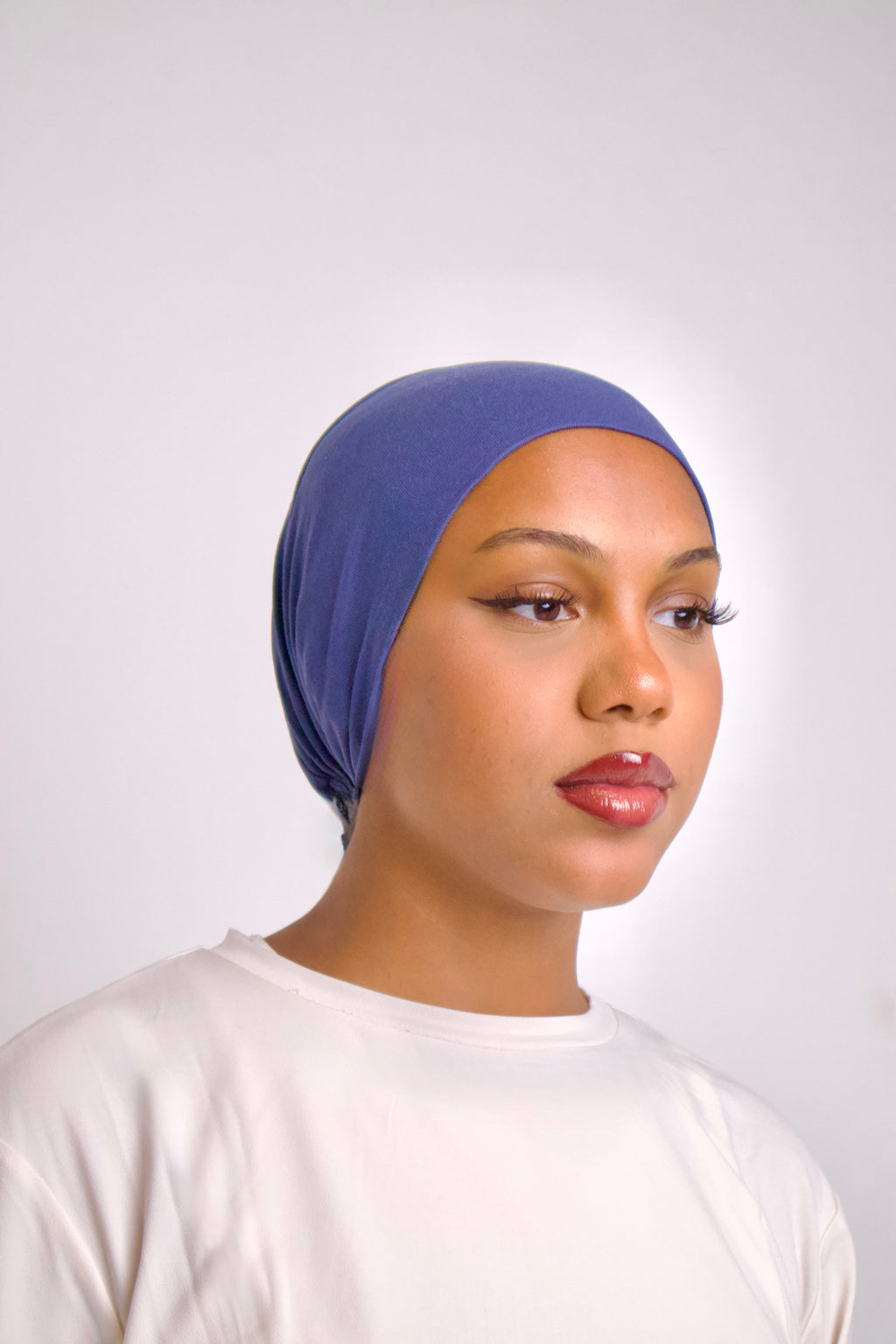 Navy Blue Elastic Undercap