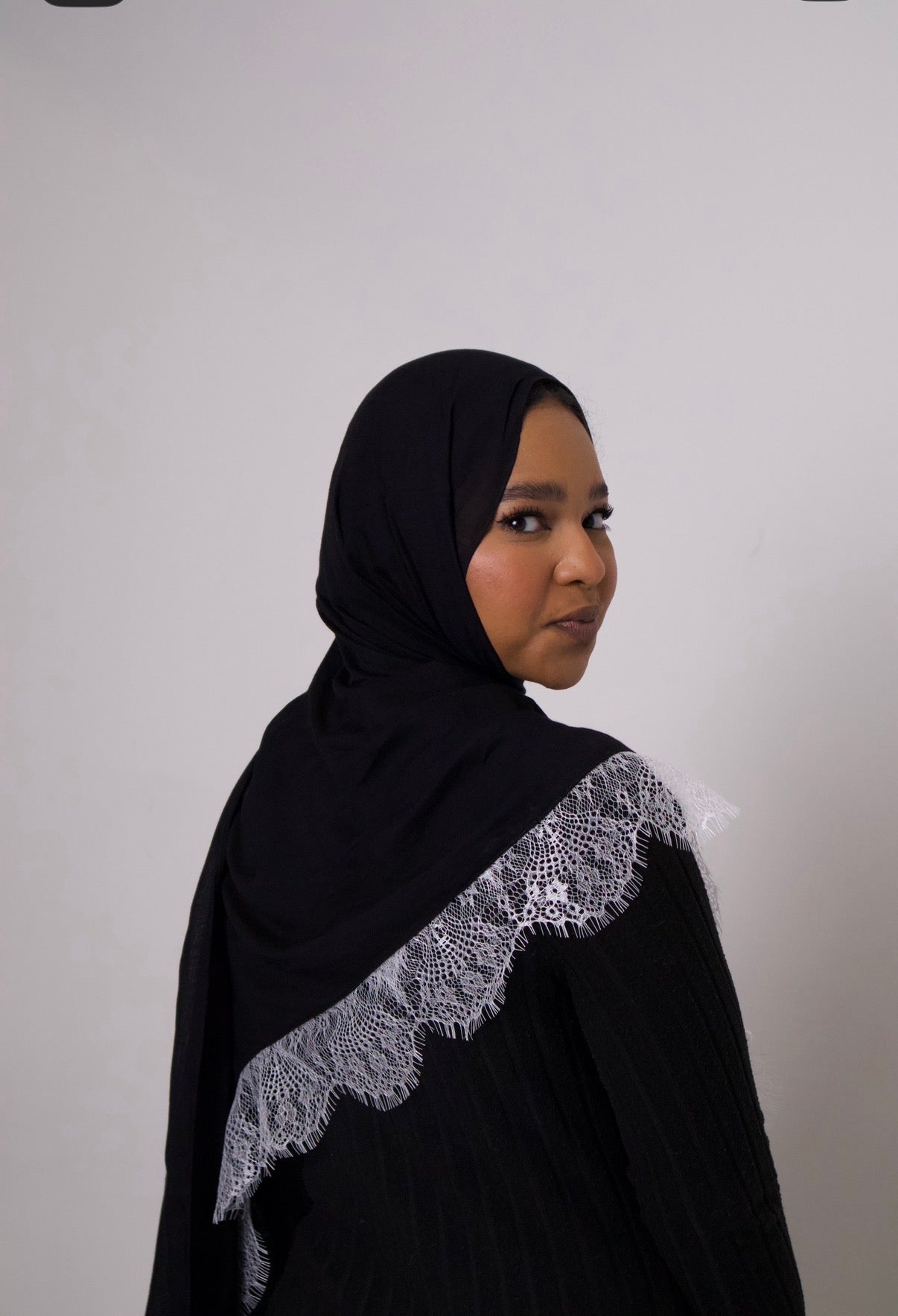White Lace Hijab
