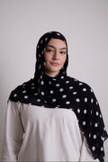 White Polka Dots