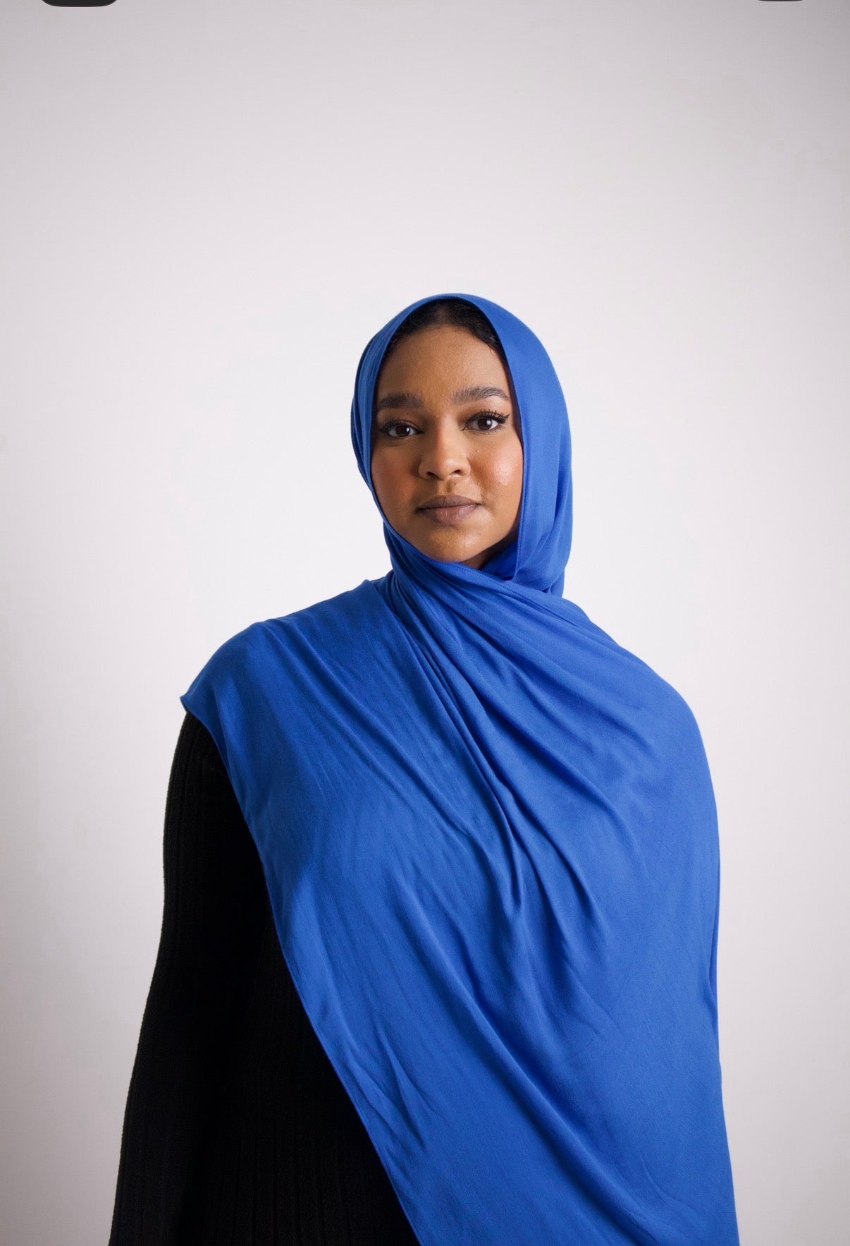 Blue-with Matching Under Cap