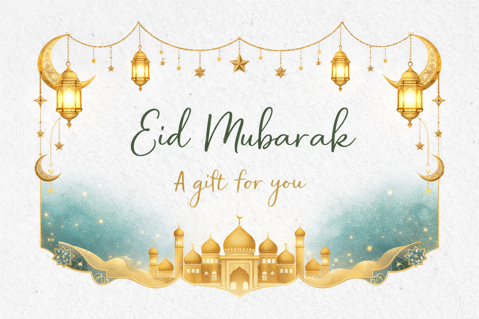 Eid Mubarak Gift Card