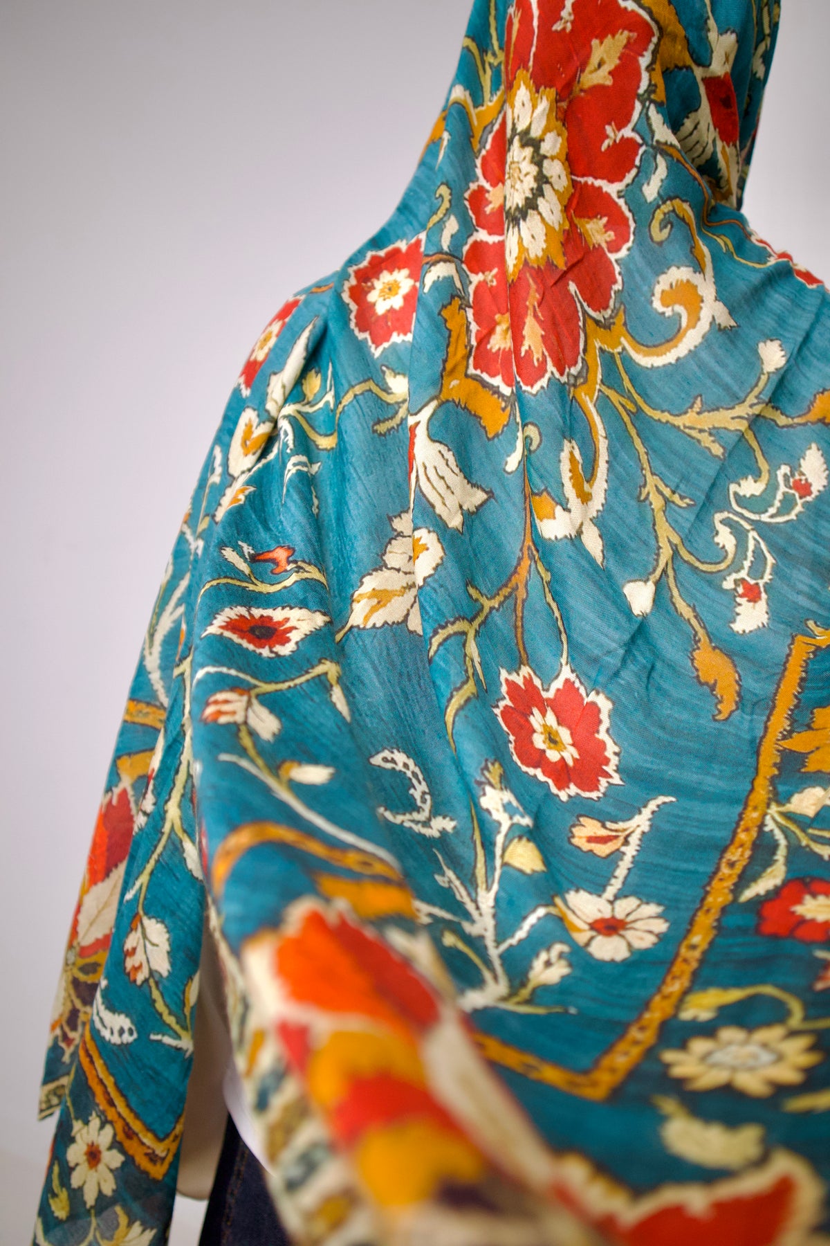 Blue Floral Modal