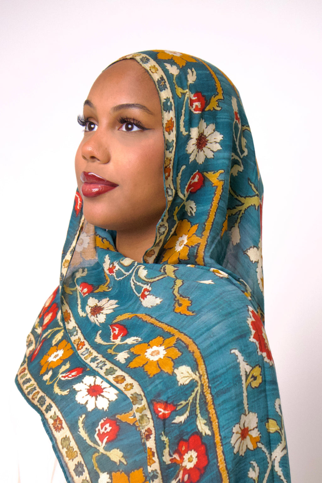 Blue Floral Modal