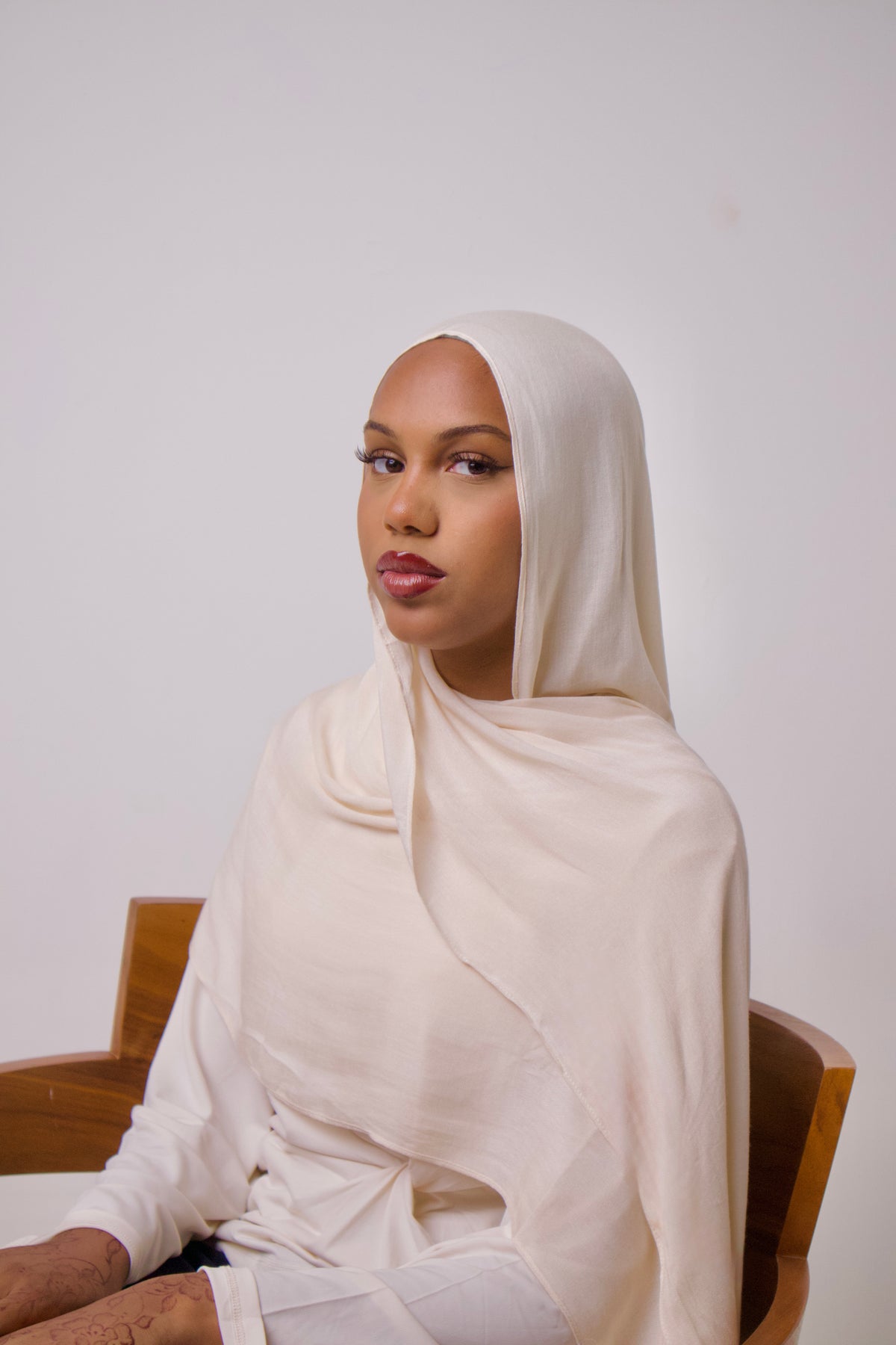 Cream White Modal
