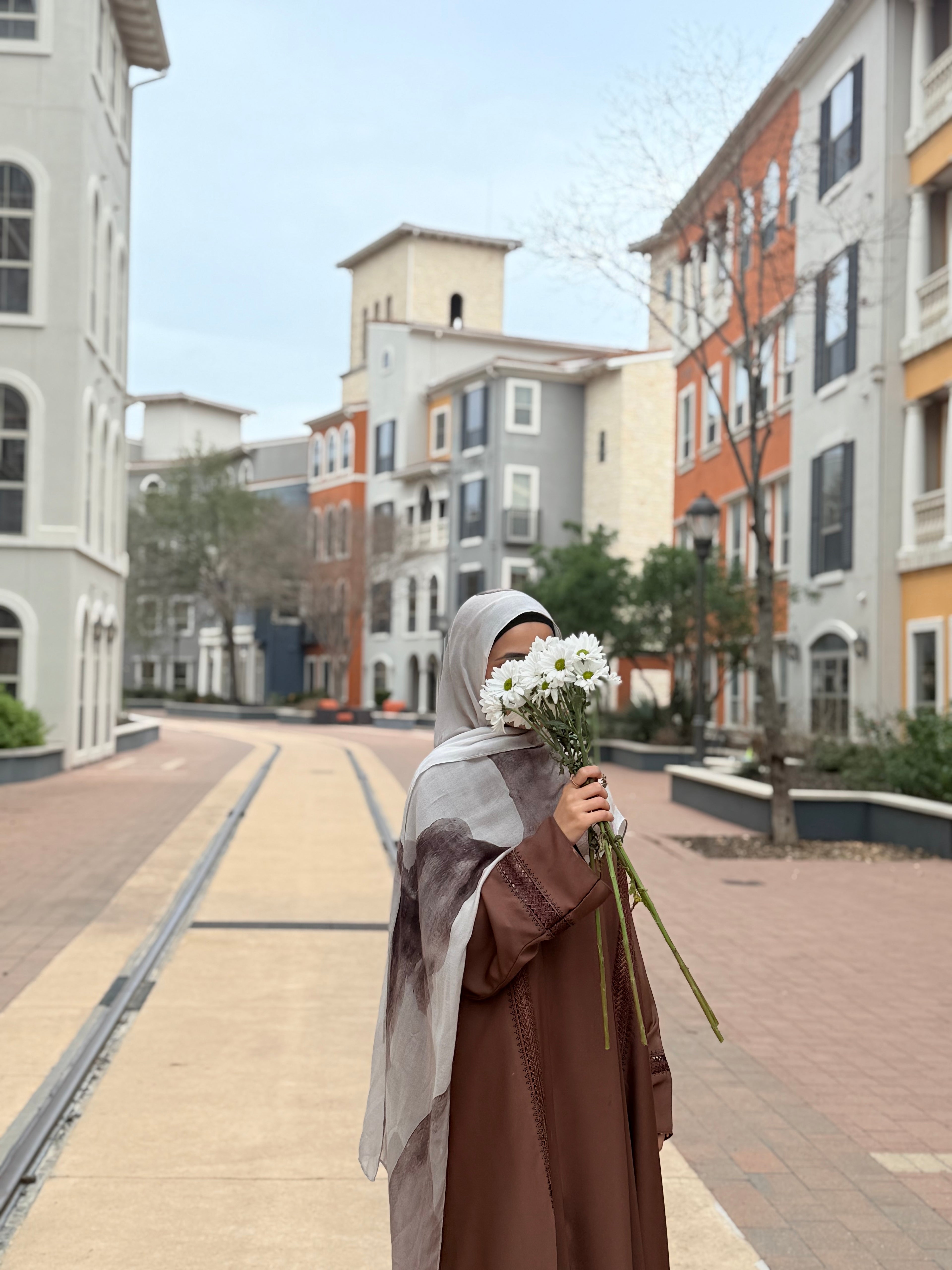 Printed Modal Hijab-Desert Haze